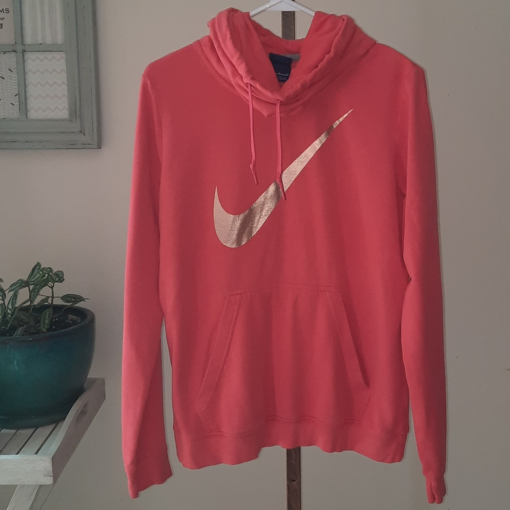 Nike sz L salmon sweatshirt